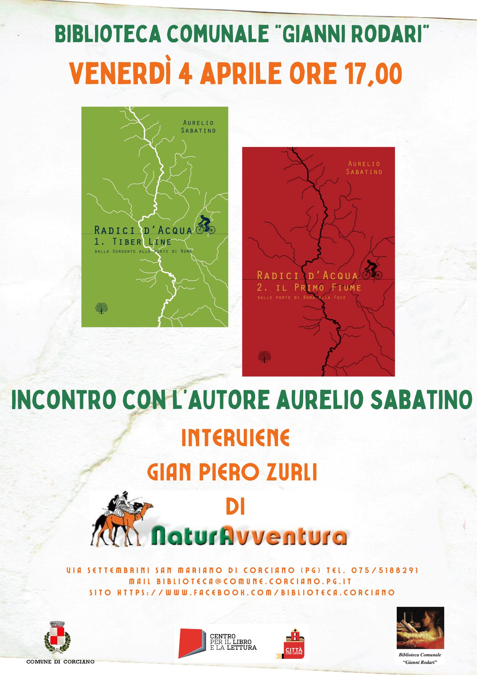 Incontro con l&rsquo;autore Aurelio Sabatino