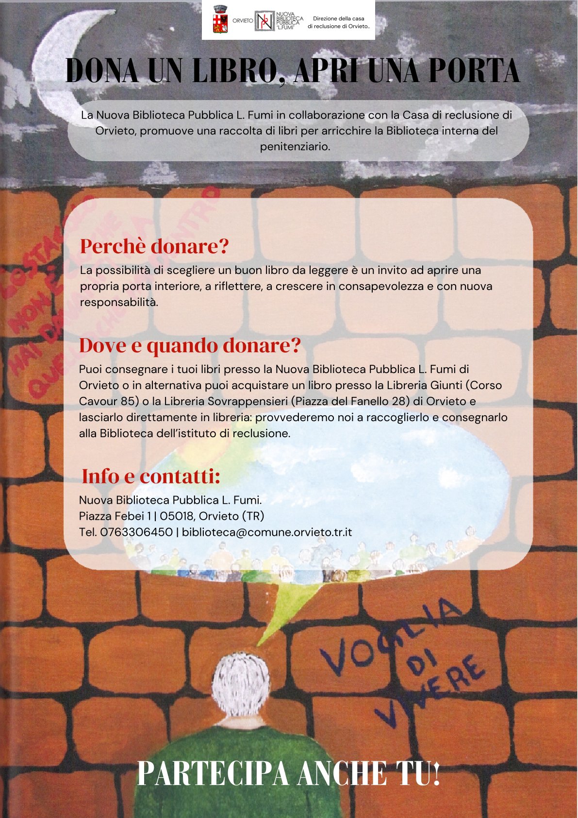 Dona un libro, apri una porta!