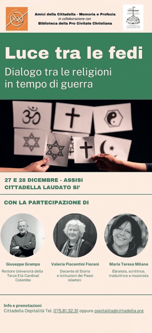Luce tra le fedi: Dialogo tra le religioni in tempo di guerra