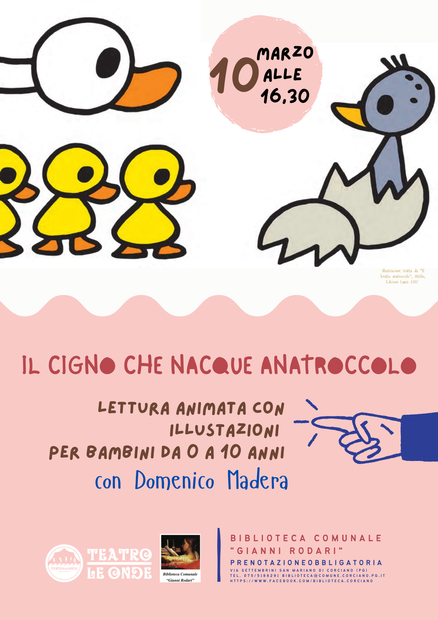 &ldquo;Il cigno che nacque anatroccolo&rdquo;