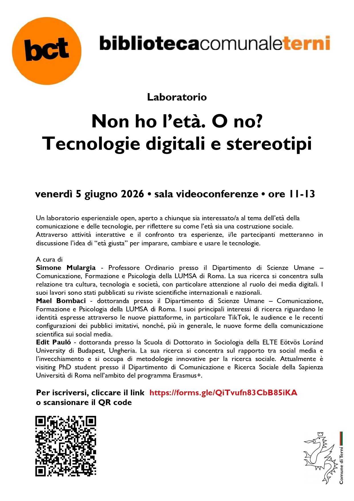 Non ho l’età. O no? Tecnologie digitali e stereotipi