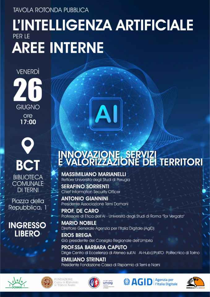 L'intelligenza artificiale per le aree interne
