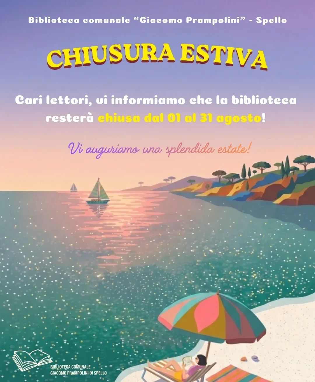 𝐂𝐇𝐈𝐔𝐒𝐔𝐑𝐀 𝐄𝐒𝐓𝐈𝐕𝐀 - 𝐌𝐄𝐒𝐄 𝐃𝐈 𝐀𝐆𝐎𝐒𝐓𝐎 ☀️📚