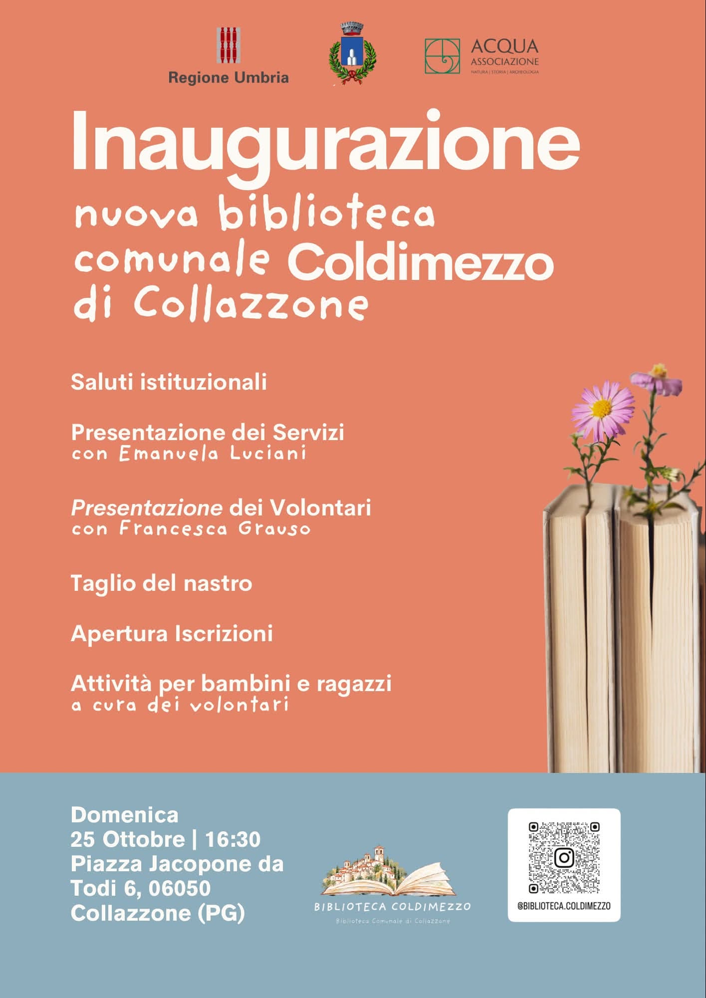 Inaugurazione Biblioteca "Coldimezzo"